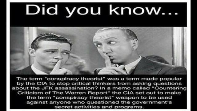 The Theory Of The Conspiracy Theory
